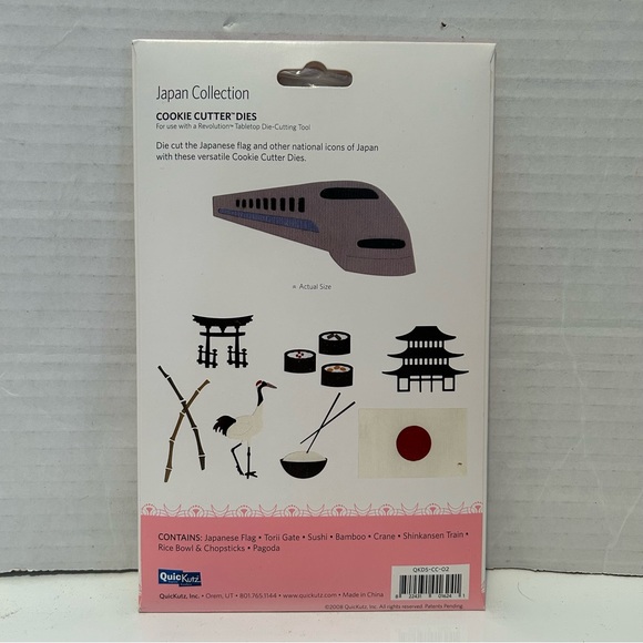 Quickutz 8-pc cookie cutter dies - JAPAN Collection - Picture 3 of 7